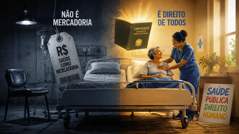 Saúde pública é direito, não mercadoria