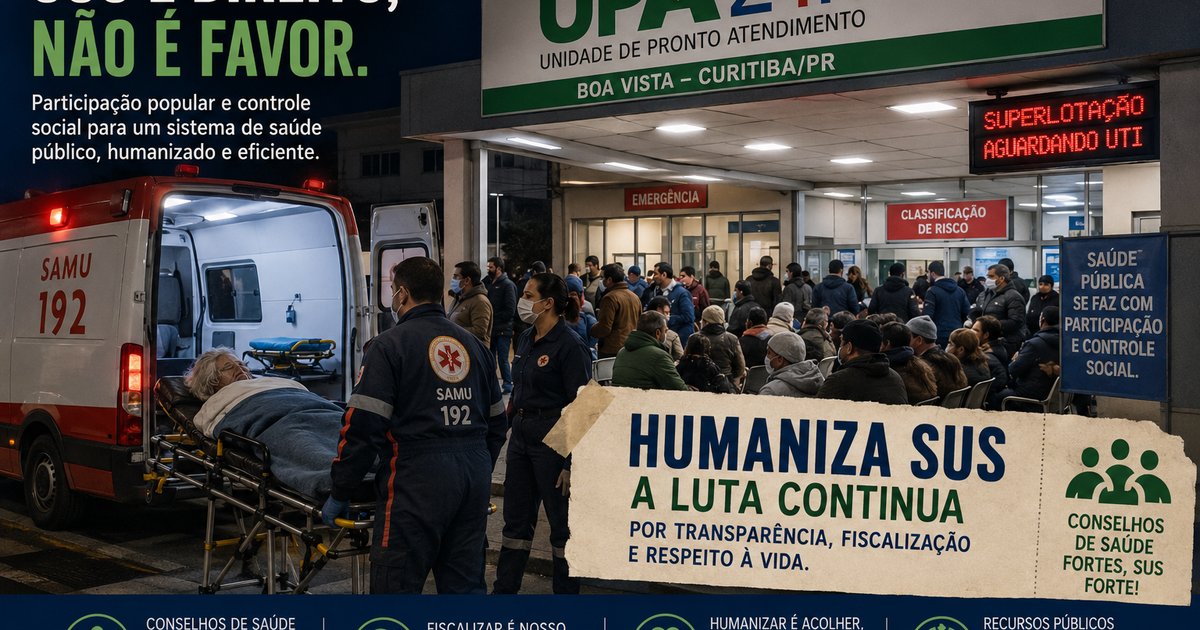 Superlotação nas UPAs e a crise do atendimento: o papel do controle social no SUS